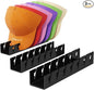 Lifewit 3 Pack Hat Organizer for Baseball Caps, Hat Storage Rack for 21 Ball Caps, Hat Stand Shelf for Trucker Hat and Golf Cap in Closet, Bedroom, Dresser, Black