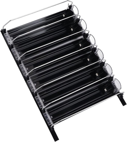 Drink Organizer for Fridge, Drink Dispenser for Fridge Can Holders for Fridge with Automatic Pusher Glide Self Pushing Soda Can Dispenser for Refrigerator Soda Can Organizer (31cm)