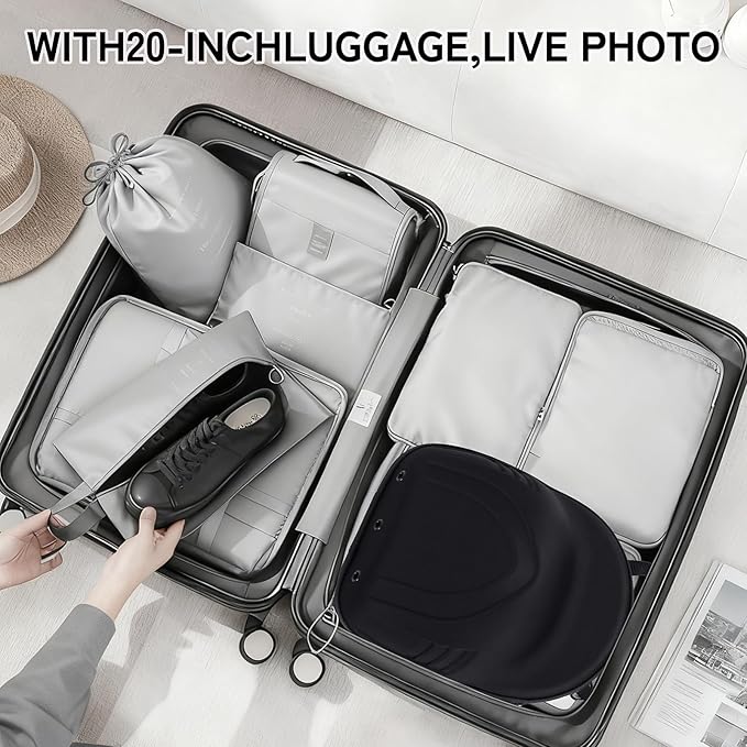 One set hat Storage for Baseball Caps,Gery Stackable box holds up to 18 Caps Hat Organizer for Closet, Black Baseball Cap and Adjustable Shoulder Strap, Hat Organizer Holder Bag for 6 Baseball Caps.