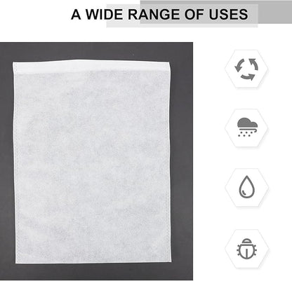 Cabilock 100Pcs Non-Woven Storage Bags 11X9.8 Inch Dustproof Isolation Bags for Shoes Clothing Travel Home Organization