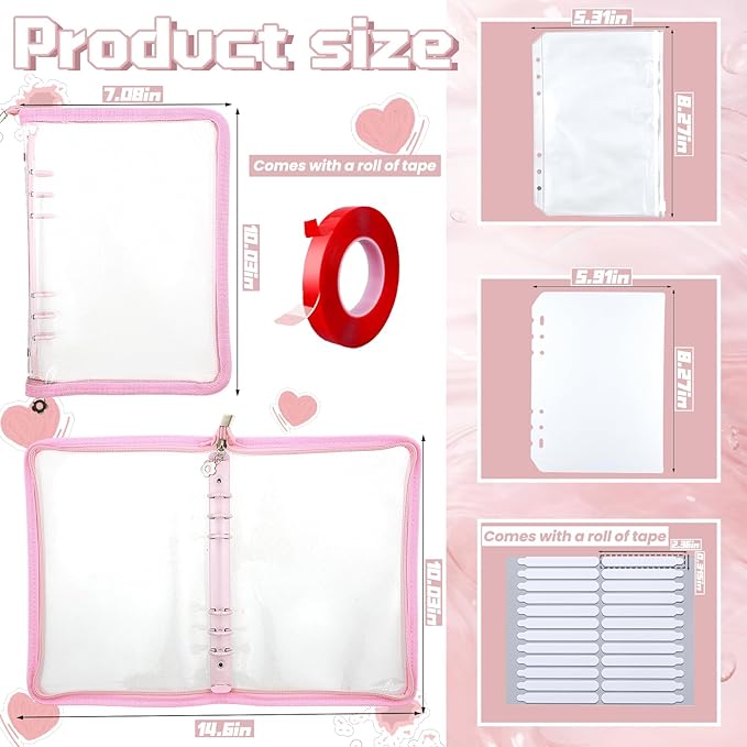 Press on nail storage Nail Storage Book - Portable Versatile Organizer for Press - On Nails, Jewelry and More with 90 Pcs Adhesive Double Sided Tape