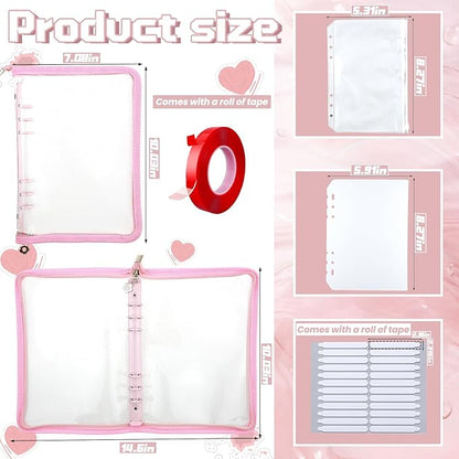 Press on nail storage Nail Storage Book - Portable Versatile Organizer for Press - On Nails, Jewelry and More with 90 Pcs Adhesive Double Sided Tape