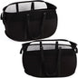 2 Pcs Collapsible Laundry Baskets, Tear Proof Pop Up Laundry Hamper with Dual Handles, Durable Foldable Laundry Basket, Easy to Carry Laundry Hamper for Home, Laundry Room, Bedroom, Dorm, Travel Black