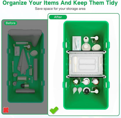 2PCS Divider Tray for Bogg Bags - Organize & Divide Space with Bogg Bag Accessories Inserts (Black)