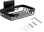 SEIDO Matte Black Soap Dish for Shower Wall, Black Bar Soap Holder for Bathroom & Kitchen, 304 Stainless Steel Wall Mount Soap Dish Holder, 4.8" L x 3.2" W Internal