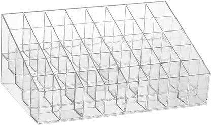 40 Grids Lipsticks Holder - Clear Acrylic Lipgloss Lipstick Organizer and Storage Display Case for Lip Gloss, Lipstick Tubes