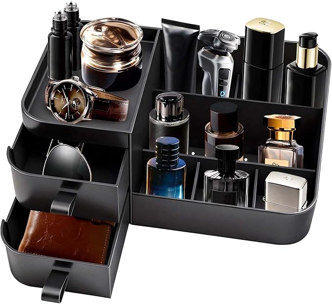 Cologne Stand for Men,Cologne Organizer for Men,Mens Cologne Organizer,Mens Bathroom Organizer,Shelf for Perfume,Organizer Gifts for Bedroom,Bathroom,Vanity,Men's Dresser Organizer