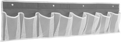 MAGICLULU Bedside Shoe Bag Hanging Closet Organizer Breathable Mesh Storage Organizer