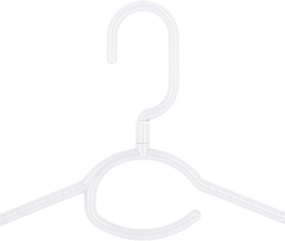 Laundry 360 Swivel Neck Hanger 5 Pack in White
