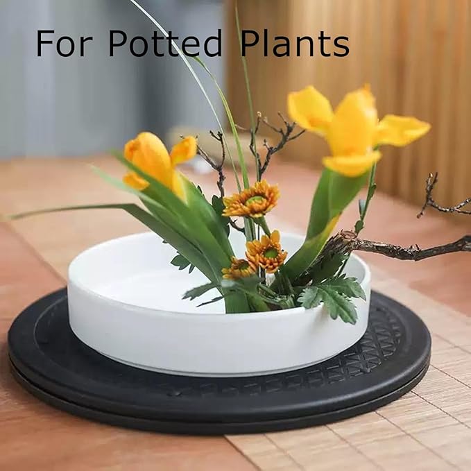 2 Pack 12 Inch Heavy Duty Rotating Stand, 360°Rotation Lazy Susan with Steel Ball Bearings for Model Base Rotating Plants Crafts Stand Monitor TV Stereos Sculpture