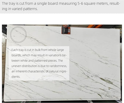Marmor Marble Perfume Tray Bathroom Tray for Decorative,Candles,Jewelry Stone Vanity Tray,Kitchen Counter Decor and Home Decorative Tray(Calacatta Marble Gold) Jewelry Tray Unique Festival Gifts