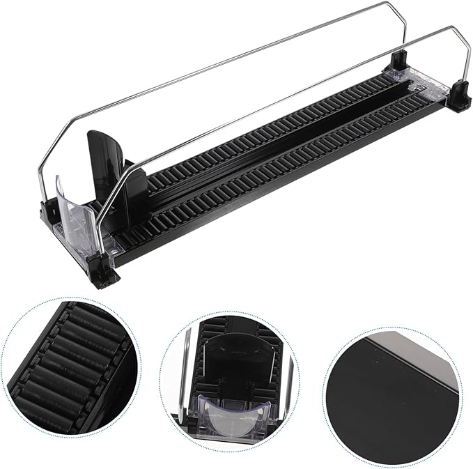 COLLBATH Drink Replenishment Pusher Automatic Drink Rack Pusher Can Organizer Easy Use Display Stand