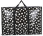 98L Extra Large Storage Bags,Waterproof Dust Resistant Reusable Double Zipper Bag,For Moving House Clothing, Wardrobe storage, toys, laundry, bedding (Black)