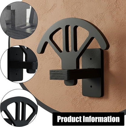 2 Pack Adjustable Cowboy Hat Rack Holder, Wooden Cowboy Hat Wall Mount Stand for Wall Can Keeps Original Shape of Hat, 4-Speed Adjustable Western Hat Display for Fedoras Hat Cowboy Hat Sun Hats