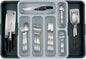 Furndiy Expandable Drawer Organizer Utensil Tray for Kitchen | Flatware and Cutlery Holder, Compact Storage for Spoons Forks Knives | Cutlery Utensil Set for | Based in USA