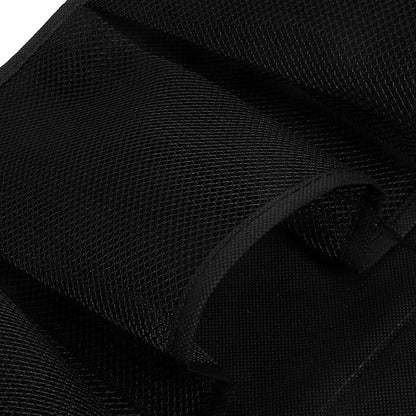 VANZACK Rv Hanging Shoe Organizer 8-compartment Breathable Mesh Storage Bag with Hooks for Bedside, Closet, and Camper Use, Black Non-woven Fabric Shoe Storage Caddy