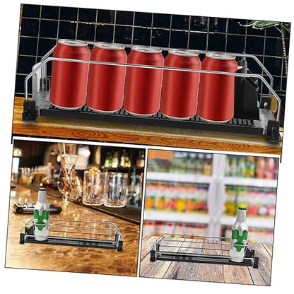 2pcs Sturdy Material Fridge Drink Dispenser Soda Can Organizer for Refrigerator