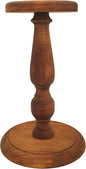 Owlgift Rustic Brown Vintage Style Wood Hat Stand, Wig Holder Display, Helmet Organizer Storage