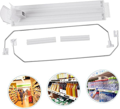 PRETYZOOM Beverage Propeller Drink Dispenser Stand Drink Dispenser Supermarket Shelf Pusher