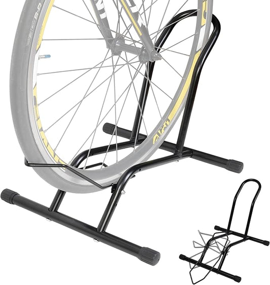 Bike Floor Stand,Bike Rack Floor Type，Bike Stand Holds 16”-29”Wheels,Bicycle Stand suitable for Apartments and Garages