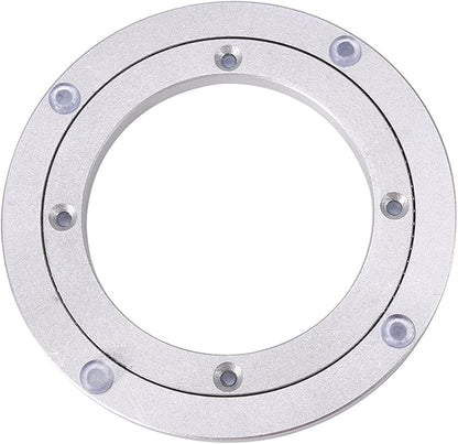 Lazy Susan Bearing, Lazy Susan Hardware Turntable Bearing Lazy Susan Parts Heavy Duty Aluminium Alloy Rotating Bearing Plate Turntable Round Dining Table (8 inches*H8.5MM)