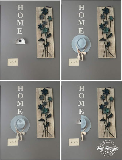 Hat-Hanger (5 Pack) - Black Barnwood