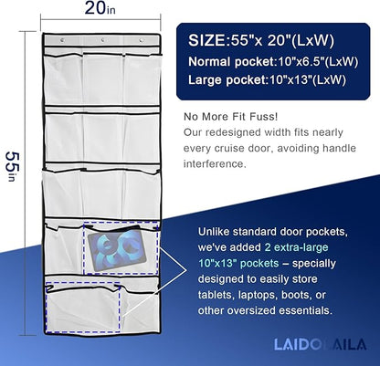 Cruise Ship Approved Fan Magnetic Cruise Door Organizer