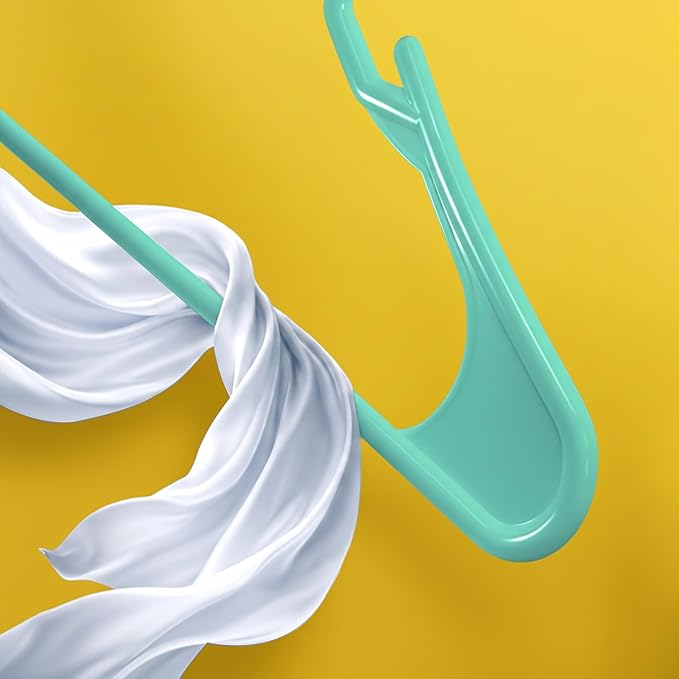 Utopia Home - Plastic Hangers 50 Pack - Space Saving Clothes Hanger - Durable and Strong Closet Organizers and Storage Makes It Ideal Stocking Stuffers or Apartment or Dorm Room Essentials (Aqua)
