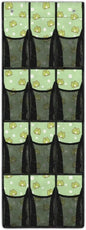 12-Compartment Over The Door Storage Bag, Waterproof Oxford Fabric Dirt-Resistant and Perfect for Organizing Household Items Efficiently, Cartoon Frogs