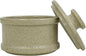 Marble Salt Cellar with Lid 3.5" Inch Verona Salt Box, Seasoning Container & Spice Jars, Stone Salt Holder for Counter, Spice Jar, Verona