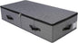 AMJ Extra Length Under Bed Storage Organization Containers for Shoes, Clothing, Bedding, 35.5 x 16.5 x 7“, Black Gray