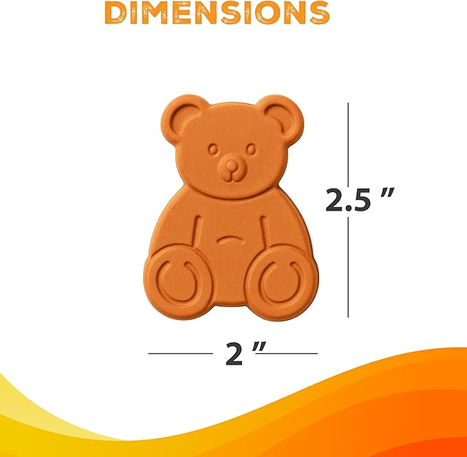 ENOLVO Brown Sugar Bear - Terra Cotta Brown Sugar Keeper & Brown Sugar Saver Disc, Reusable Terracotta Softener Stone to Keep Brown Sugar Soft in Container - 1 Pack