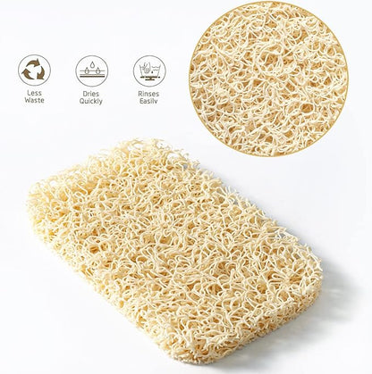12PCS Soap Savers Pads BPA Free Soap Holder for Bar Soap Non-Slip Self Draining Soap Dish Soap Lift for Shower Kitchen Bathroom, Beige