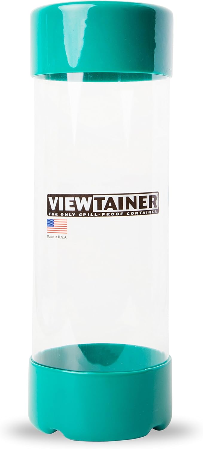 Viewtainer Slit-Top 4 pack - 2" (Black/Green)