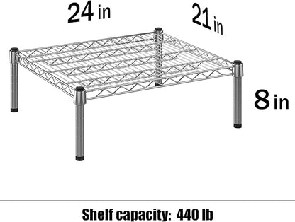 21" Deep x 24" Wide x 8" Height Wire Shelving Kit | 1-Tier | NSF Commercial Storage Rack Unit