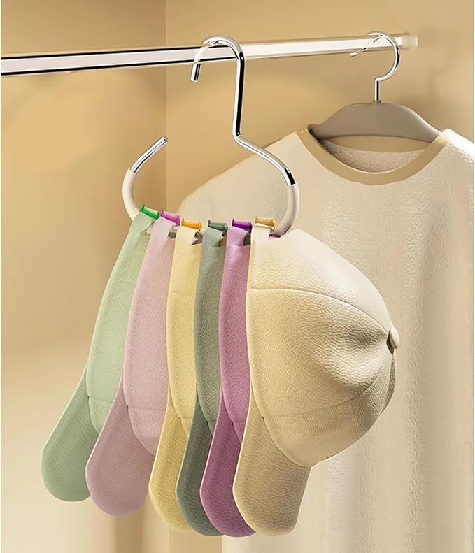 Multifunctional Hangers Scarf Hangers with Open Rings Designs for Hanging Belts Ties Hats and More Closet Organizers