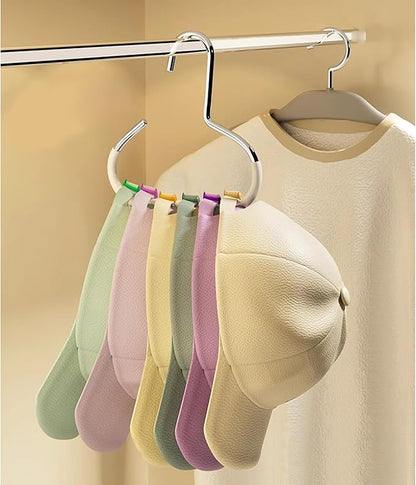 Multifunctional Hangers Scarf Hangers with Open Rings Designs for Hanging Belts Ties Hats and More Closet Organizers