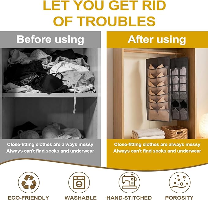 Shoe Organizer for Closet, Large Storage Box with 16 Compartments, Clear Vinyl Cover, Foldable, Heavy Duty, 21x16.5x13 Inches, Gray
