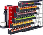 FlagShip 6-Tier Vertuo Pod Holder for Nespresso - 60+ Capsule Max Capacity Metal Rack, Ultra-Efficient Corner Storage Space Saving Design