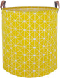Waterproof Laundry Hamper Collapsible Laundry Basket Leather Handle Laundry Bag Large Clothes Storage Toy Organization for Bathroom Bedroom Laundryroom College Dorms (Nursery Bins Boxes-002)