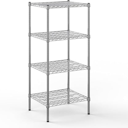 21" Deep x 24" Wide x 54" Height Wire Shelving Kit | 4-Tier | NSF Commercial Storage Rack Unit