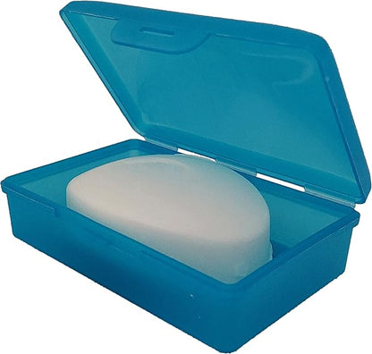 American Comb Travel Soapbox, Durable Storage Container, Multiple Colors, Made in USA (1, Blue)
