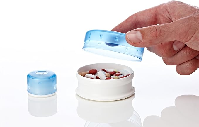 humangear GoTubb – Storage Containers for Snacks, Small Essentials and Travel Gear, Made from Food-Safe Materials, Clear/Green/Blue, Small (3-pack)