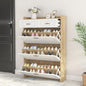 Shoe Cabinet for Entryway Hidden Shoes Storage Cabinet with 3 Flip Drawers, Tall Free Standing Shoe Organizer Rack for Foyer, Hallway