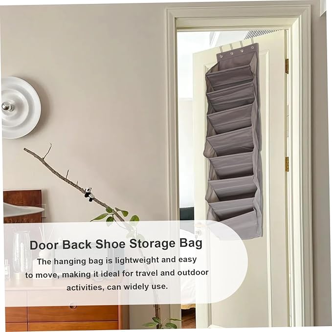 VICASKY Hanging Shoe Storage Organizer Bag Multi Functional Wall Pocket for Door Lightweight Stylish and Practical Design for Home Bathroom and Closet