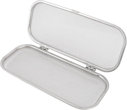 POCREATION Stainless Steel Dishwasher Utensil Basket, Dishwasher Basket For Unsils Silverware Holder, Dishwasher Basket For Cpsticks With Mesh Bottom, Compact Design, Kitchen For Utensils And Cutlery