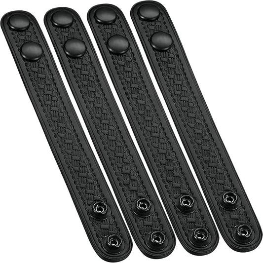 Perfect Fit Shield Wallets Duty Belt Keeper with Double Snap Closure (Pack of 4)