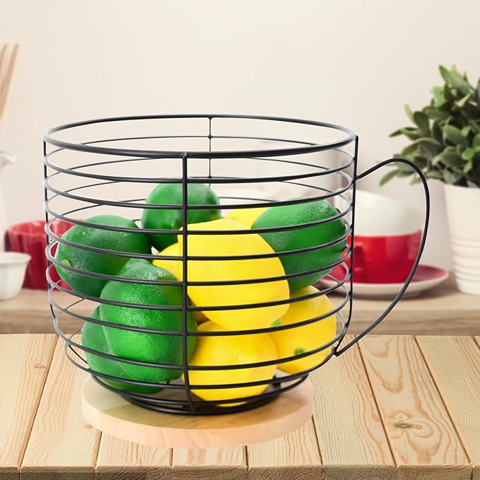 Large Capacity Coffee Pod K Cup Holders - Storage Organizer - Black Wire Rack - Coffee Bar Accessories