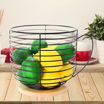 Large Capacity Coffee Pod K Cup Holders - Storage Organizer - Black Wire Rack - Coffee Bar Accessories