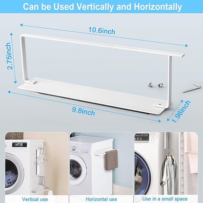 Hanger Organizer Magnetic Hanger Holder for Washing Machine Laundry Room Organization,Clothes Hangers Stacker Coat Hanger Stacker Stand Rack for Adult Kids Velvet Pants Hangers Storage